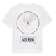 White t-shirt med Holmen t-shirt