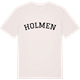 Vintage White t-shirt med Holmen böjd t-shirt