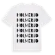 White t-shirt med Holmerud ordlek t-shirt