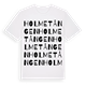 Holmetången ordlek t-shirt