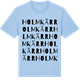 Blue Soul t-shirt med Holmkärr ordlek t-shirt