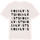Vintage White t-shirt med Holmkvists ordlek t-shirt