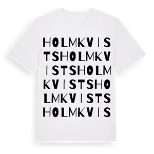 Holmkvists ordlek t-shirt – ekologisk bomull t-shirt från Pinshirt