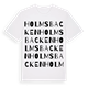 Holmsbacken ordlek t-shirt