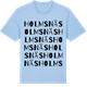 Blue Soul t-shirt med Holmsnäs ordlek t-shirt