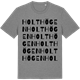 Mid Heather Gray t-shirt med Holthögen ordlek t-shirt