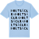 Blue Soul t-shirt med Holtsäckra ordlek t-shirt