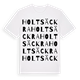 Holtsäckra ordlek t-shirt