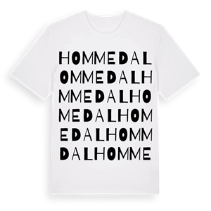 Hommedal ordlek t-shirt – ekologisk bomull t-shirt från Pinshirt
