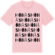 Pink Cotton t-shirt med Hönås ordlek t-shirt