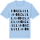 Blue Soul t-shirt med Hönekulla ordlek t-shirt