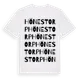 White t-shirt med Hönestorp ordlek t-shirt