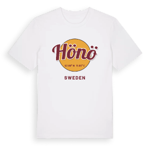 Hönö cirkel t-shirt – ekologisk bomull t-shirt från Pinshirt