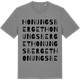 Mid Heather Gray t-shirt med Honungsberget ordlek t-shirt
