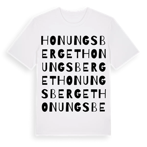 Honungsberget ordlek t-shirt – ekologisk bomull t-shirt från Pinshirt