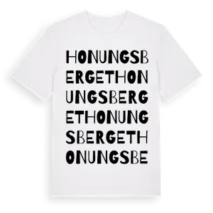 Honungsberget ordlek t-shirt – ekologisk bomull t-shirt från Pinshirt