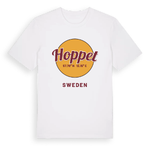 Hoppet cirkel t-shirt – ekologisk bomull t-shirt från Pinshirt
