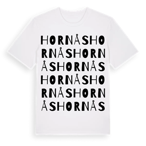Hornås ordlek t-shirt – ekologisk bomull t-shirt från Pinshirt