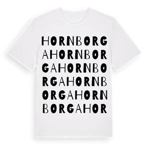Hornborga ordlek t-shirt – ekologisk bomull t-shirt från Pinshirt