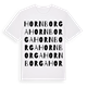 Hornborga ordlek t-shirt