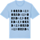 Blue Soul t-shirt med Horndal ordlek t-shirt
