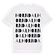 White t-shirt med Horndal ordlek t-shirt