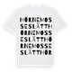 Hörnemosseslätt ordlek t-shirt