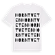 Horntveten ordlek t-shirt