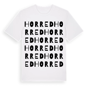 Horred ordlek t-shirt – ekologisk bomull t-shirt från Pinshirt
