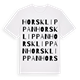 Horsklippan ordlek t-shirt