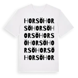 Horsö ordlek t-shirt – ekologisk bomull t-shirt från Pinshirt