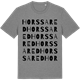 Mid Heather Gray t-shirt med Horssared ordlek t-shirt