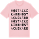 Pink Cotton t-shirt med Höstackekärr ordlek t-shirt