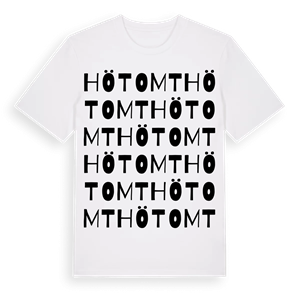 Hötomt ordlek t-shirt – ekologisk bomull t-shirt från Pinshirt