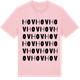 Pink Cotton t-shirt med Hov ordlek t-shirt