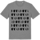 Mid Heather Gray t-shirt med Hova ordlek t-shirt