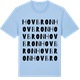 Blue Soul t-shirt med Hovbron ordlek t-shirt