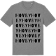 Mid Heather Gray t-shirt med Hovby ordlek t-shirt
