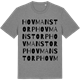 Mid Heather Gray t-shirt med Hovmanstorp ordlek t-shirt