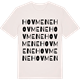 Vintage White t-shirt med Hovmene ordlek t-shirt
