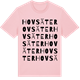 Pink Cotton t-shirt med Hovsäter ordlek t-shirt