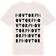 Vintage White t-shirt med Hovtorp ordlek t-shirt