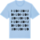 Blue Soul t-shirt med Hud ordlek t-shirt