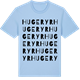 Blue Soul t-shirt med Hugeryr ordlek t-shirt
