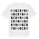 Hugeryr ordlek t-shirt