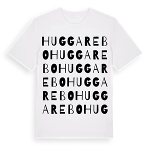 Huggarebo ordlek t-shirt – ekologisk bomull t-shirt från Pinshirt