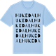Blue Soul t-shirt med Hukedal ordlek t-shirt