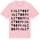 Pink Cotton t-shirt med Huketorp ordlek t-shirt