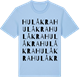 Blue Soul t-shirt med Hulåkra ordlek t-shirt
