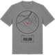 Mid Heather Gray t-shirt med Hulan t-shirt